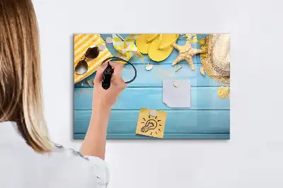 Tableau magnétique à dessiner accessoire de plage