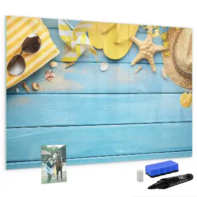 Tableau magnétique à dessiner accessoire de plage