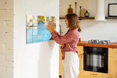 Tableau magnétique à dessiner accessoire de plage