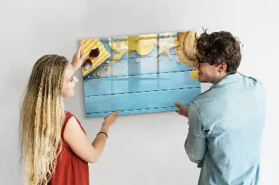 Tableau magnétique à dessiner accessoire de plage