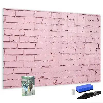 Tableau magnétique pour dessiner motif mur de briques