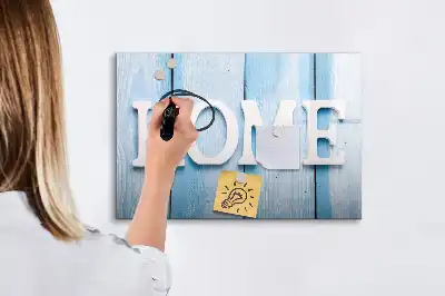 Tableau magnétique pour dessiner modèle Texte Maison