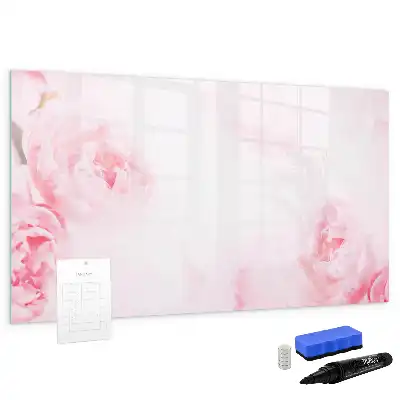 Tableau magnétique pour dessiner motif fleurs épanouies