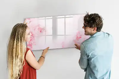 Tableau magnétique pour dessiner motif fleurs épanouies