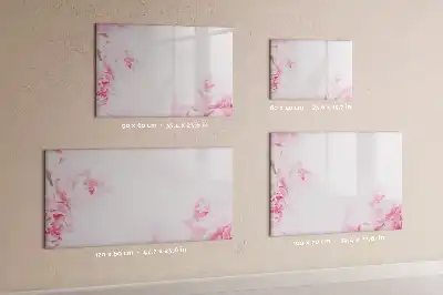 Tableau magnétique pour dessiner motif fleurs épanouies
