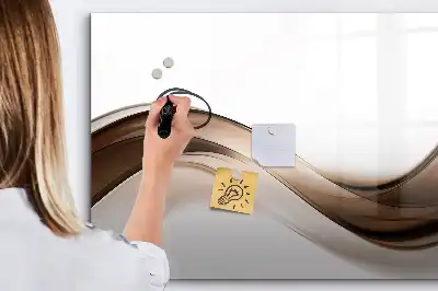 Tableau magnétique à dessiner modèle ligne d'abstraction