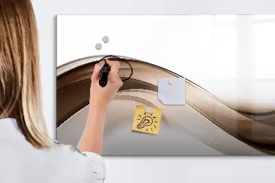 Tableau magnétique à dessiner modèle ligne d'abstraction