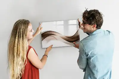 Tableau magnétique à dessiner modèle ligne d'abstraction