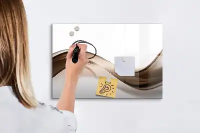 Tableau magnétique à dessiner modèle ligne d'abstraction