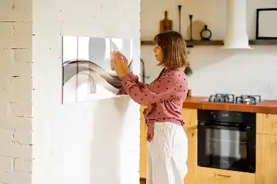 Tableau magnétique à dessiner modèle ligne d'abstraction