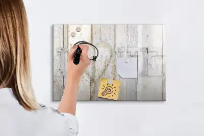 Tableau magnétique de dessin modèle Texte Amour