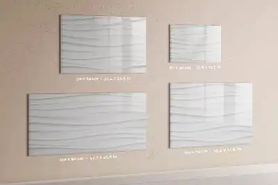Tableau magnétique à dessiner motif texture de vagues