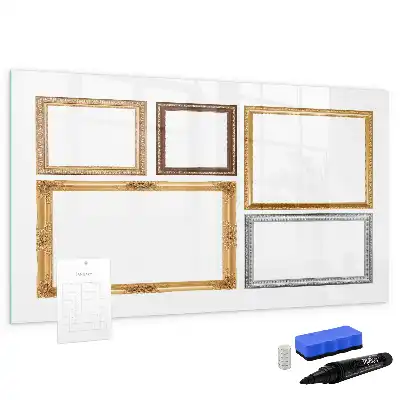 Tableau magnétique pour dessiner cadre doré