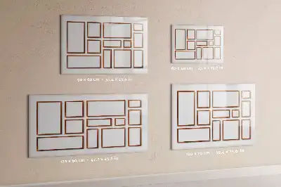 Tableau magnétique à dessiner avec cadre en bois