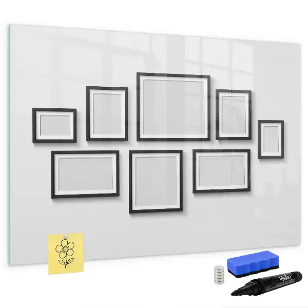 Tableau magnétique à dessiner avec cadre noir