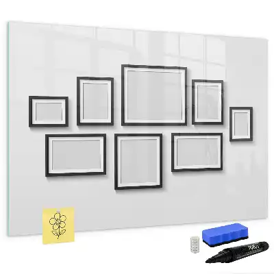 Tableau magnétique à dessiner avec cadre noir