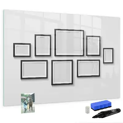 Tableau magnétique à dessiner avec cadre noir