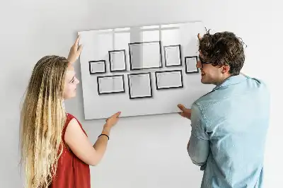 Tableau magnétique à dessiner avec cadre noir