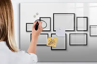 Tableau magnétique à dessiner avec cadre noir