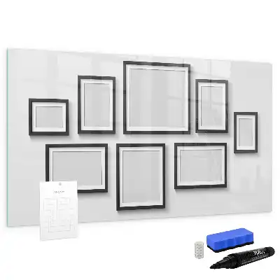 Tableau magnétique à dessiner avec cadre noir