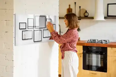 Tableau magnétique à dessiner avec cadre noir