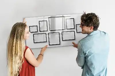 Tableau magnétique à dessiner avec cadre noir