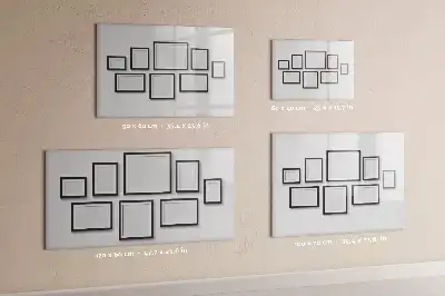 Tableau magnétique à dessiner avec cadre noir