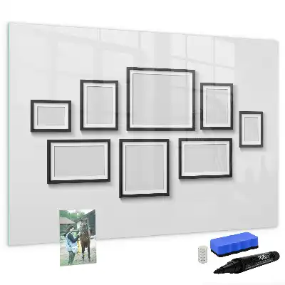 Tableau magnétique à dessiner avec cadre noir