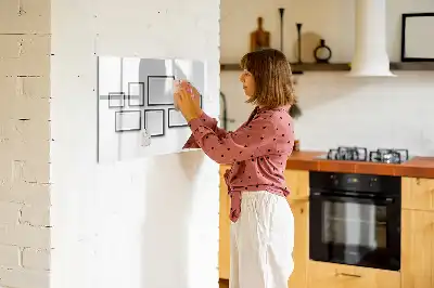 Tableau magnétique à dessiner avec cadre noir