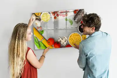 Tableau magnétique pour dessiner modèle ingrédients