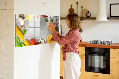 Tableau magnétique pour dessiner modèle ingrédients