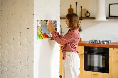 Tableau magnétique pour dessiner modèle ingrédients