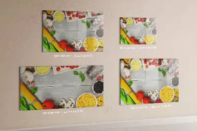 Tableau magnétique pour dessiner modèle ingrédients