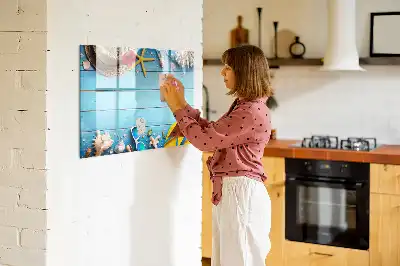 Tableau magnétique à dessiner accessoires de plage