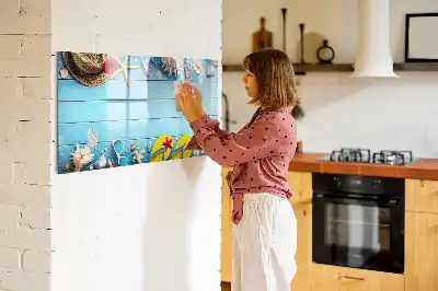 Tableau magnétique à dessiner accessoires de plage