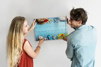 Tableau magnétique à dessiner accessoires de plage