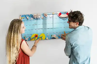 Tableau magnétique pour dessiner gadgets de plage