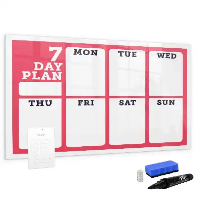 Planificateur hebdomadaire tableau magnétique pour dessiner