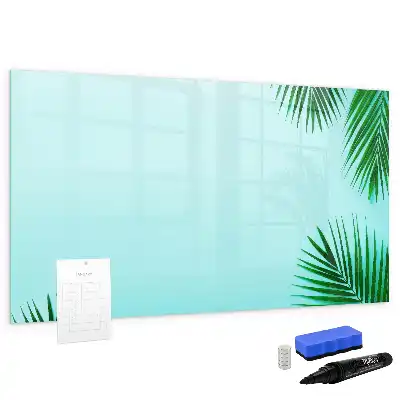Tableau magnétique pour dessiner motif feuilles exotiques