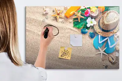Tableau magnétique pour dessiner accessoires d'été