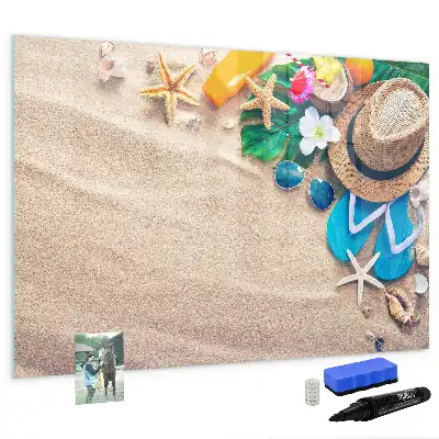 Tableau magnétique pour dessiner accessoires d'été