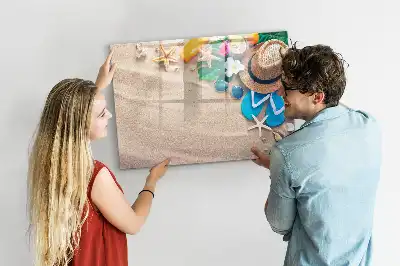 Tableau magnétique pour dessiner accessoires d'été
