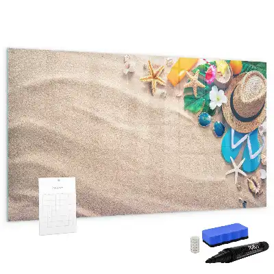 Tableau magnétique pour dessiner accessoires d'été