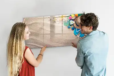 Tableau magnétique pour dessiner accessoires d'été