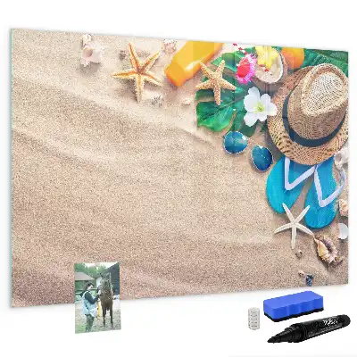 Tableau magnétique pour dessiner accessoires d'été