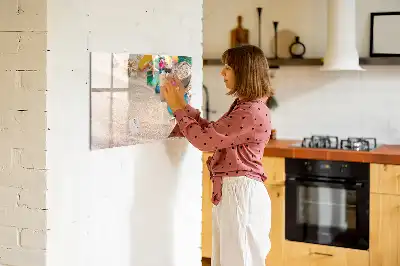Tableau magnétique pour dessiner accessoires d'été