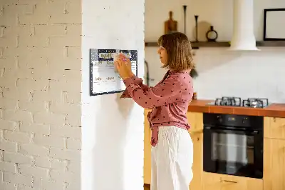 Tableau magnétique pour dessiner modèle planificateur de repas céleste