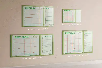 Tableau magnétique pour dessiner menu hebdomadaire