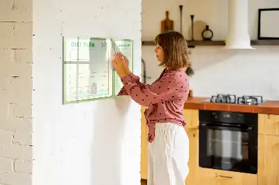 Tableau magnétique pour dessiner menu hebdomadaire