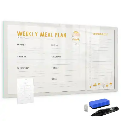Planning de repas tableau magnétique à dessiner